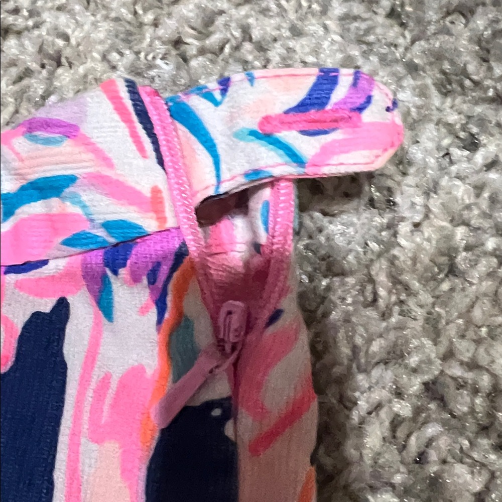 Lilly Pulitzer Multicolor Patterned Side Zip Scal… - image 2